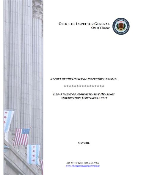 Chicago Department of Administrative Hearings .